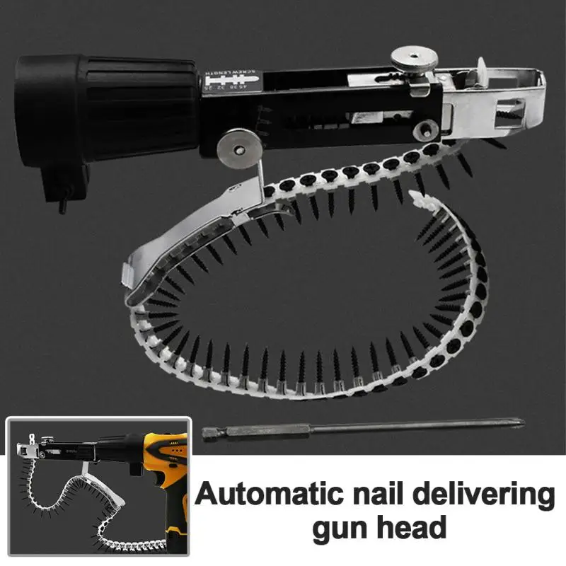 Automatic Electric Woodworking Tool with Screws Chain Nail Adapter Power Drill Attachment Stainless Steel Household Professional
Automatic Electric Woodworking Tool with Screws Chain Nail Adapter Power Drill Attachment Stainless Steel Household Professional