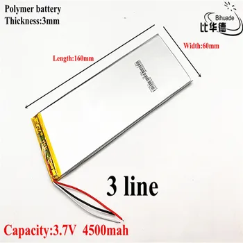 3 line Liter energy battery Good Qulity large capacity 3.7V 3060160 tablet battery 4500mah each universal rechargeable
3 line Liter energy battery Good Qulity large capacity 3.7V 3060160 tablet battery 4500mah each universal rechargeable