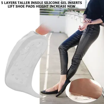 Transparant 5 Layers Adjustable Taller Insole Silicone Gel Inserts Lift Shoe Pads Increase Height Comfortable Univesal Pads
Transparant 5 Layers Adjustable Taller Insole Silicone Gel Inserts Lift Shoe Pads Increase Height Comfortable Univesal Pads