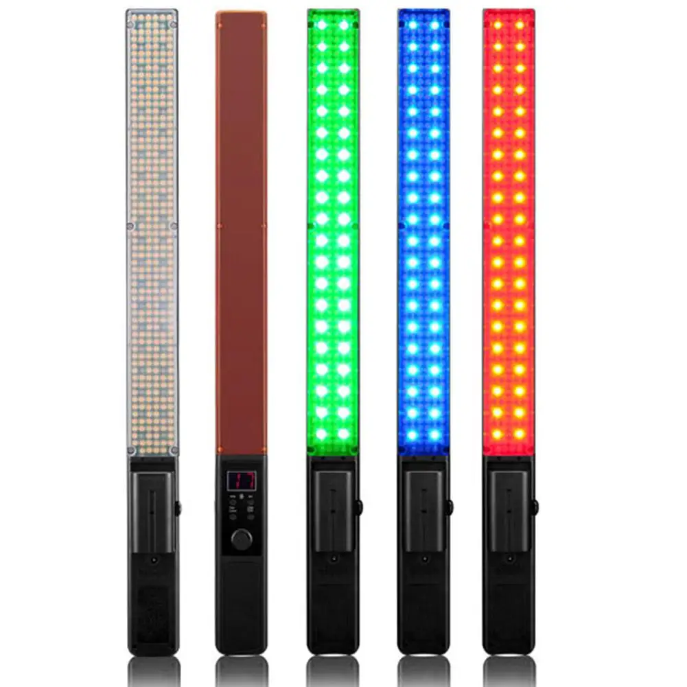 Handheld 3200K-5500K RBG Colorful APP Control Photo Video LED Ice Light Stick
Handheld 3200K-5500K RBG Colorful APP Control Photo Video LED Ice Light Stick