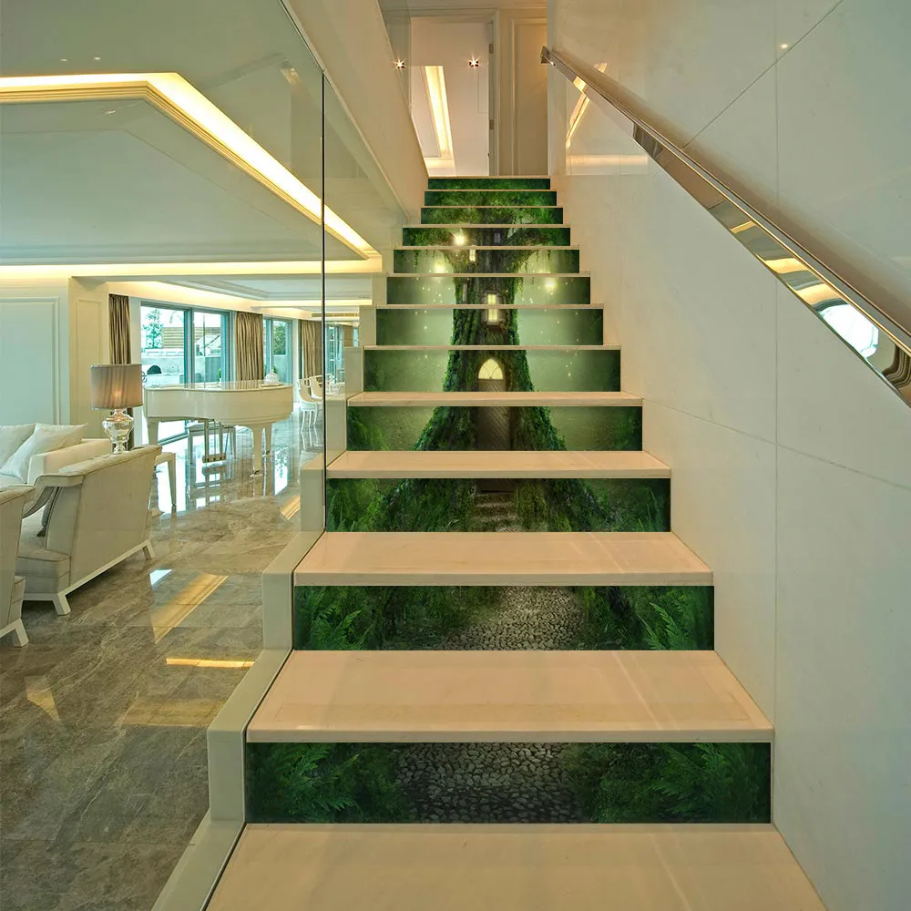 13pcs/set DIY Waterproof Staircase Removable Stairs Stickers Tree House Wallpaper PVC Poster Landscape Creative Home Decoration
13pcs/set DIY Waterproof Staircase Removable Stairs Stickers Tree House Wallpaper PVC Poster Landscape Creative Home Decoration