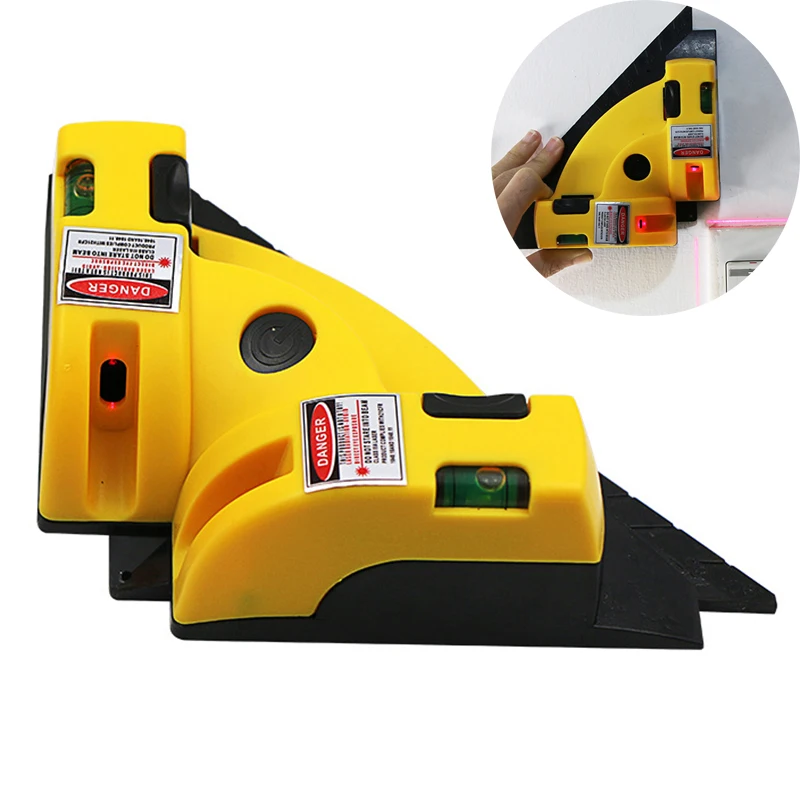 Laser Level 90 Degree Right Angle Vertical 2 Lines Laser Cross Horizontal Projection Adjustable Self-Leveling Measurement Tools
Laser Level 90 Degree Right Angle Vertical 2 Lines Laser Cross Horizontal Projection Adjustable Self-Leveling Measurement Tools