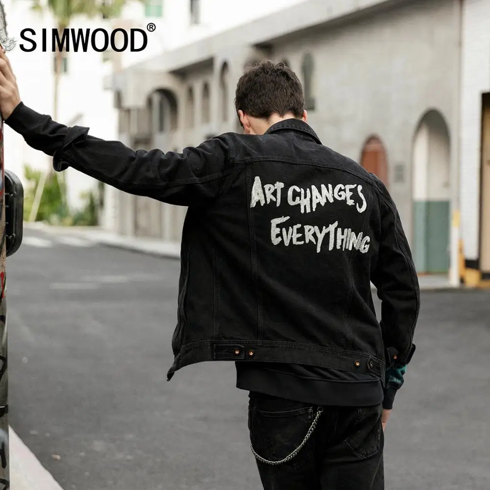 Simwood 2019 New Fashion Jackets Men Brand Clothing Denim Jacket Man Casual Printed Jackets Coats Plus Size Outerwear 190485
Simwood 2019 New Fashion Jackets Men Brand Clothing Denim Jacket Man Casual Printed Jackets Coats Plus Size Outerwear 190485