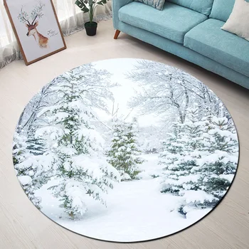 Winter Snow Fir Tree Round Carpet For Living Room Children Bedroom Rugs And Carpets Computer Chair Floor Mat Christmas Decor
Winter Snow Fir Tree Round Carpet For Living Room Children Bedroom Rugs And Carpets Computer Chair Floor Mat Christmas Decor