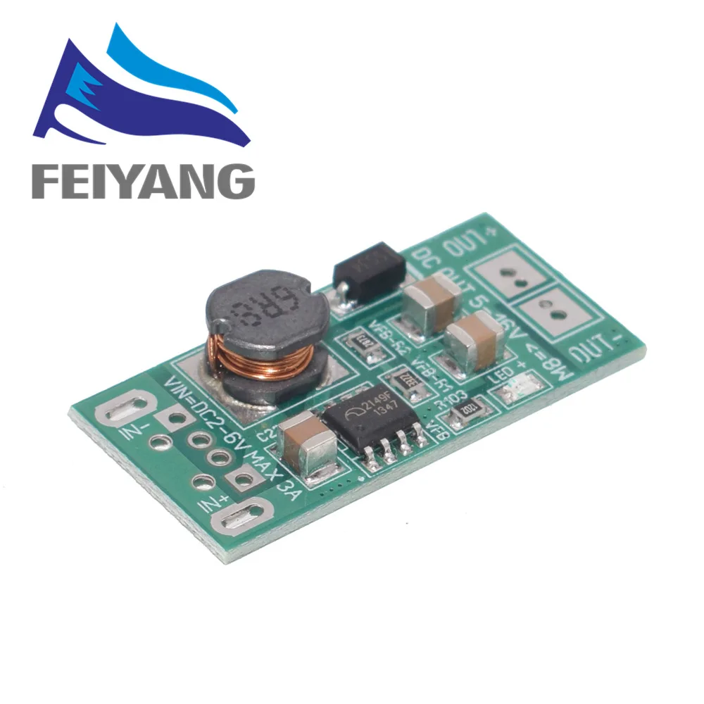8W USB Input DC-DC 1V 2V-6V 5V to 12V Step Up Boost Board Module Power Supply Converter Charger Board
8W USB Input DC-DC 1V 2V-6V 5V to 12V Step Up Boost Board Module Power Supply Converter Charger Board