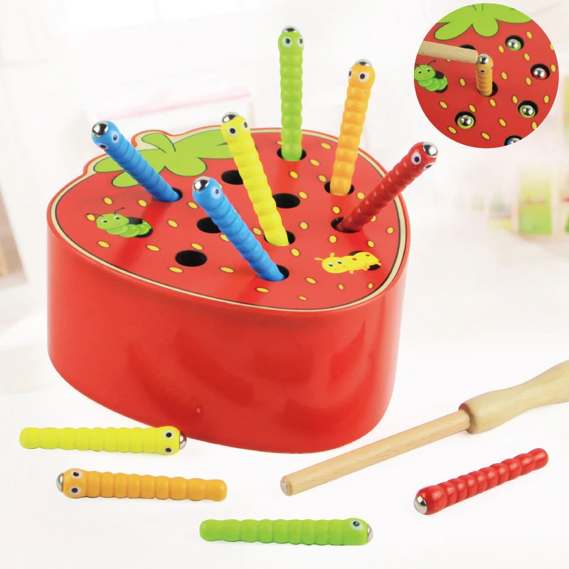 Montessori Wooden Toys Caterpillar Eats The Apple Catch Worms Matching Pair Games Early Educational Math Toys For Children
Montessori Wooden Toys Caterpillar Eats The Apple Catch Worms Matching Pair Games Early Educational Math Toys For Children