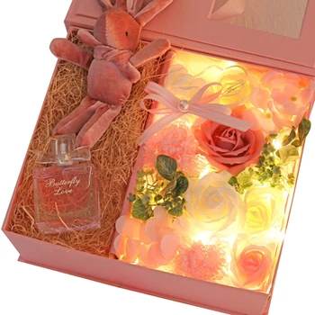 Romantic Artificial Flowers Bathing Rose Soap Flower Heads Petals Box For Valentine's Day Wedding Decoration Gift
Romantic Artificial Flowers Bathing Rose Soap Flower Heads Petals Box For Valentine's Day Wedding Decoration Gift