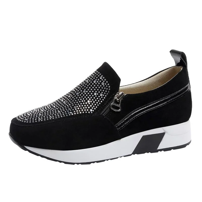 Women Sneakers Breathable Women Vulcanized Shoes Fashion Bling Ladies Flat Shoes Chunky Women Casual Shoes Comfortable Footwear
Women Sneakers Breathable Women Vulcanized Shoes Fashion Bling Ladies Flat Shoes Chunky Women Casual Shoes Comfortable Footwear