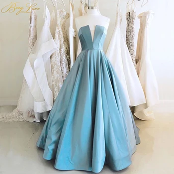 Light Blue Evening Dress 2020 Simple Strapless Neck Unique Women Formal A line Horse Tail Edge Plus Prom Party vestidos de festa
Light Blue Evening Dress 2020 Simple Strapless Neck Unique Women Formal A line Horse Tail Edge Plus Prom Party vestidos de festa
