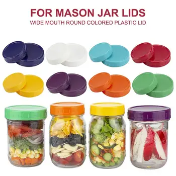 AIHOME 16 Wide Mouth Ordinary Cover For Mason Jar Lid Round Color Plastic Cover Storage Bottle Lid 
AIHOME 16 Wide Mouth Ordinary Cover For Mason Jar Lid Round Color Plastic Cover Storage Bottle Lid