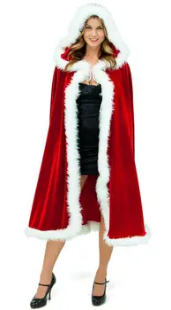 Christmas Section Mantle Robe Christmas Clothes Clothing Ball Party Halloween Women's Christmas Women's Cape
Christmas Section Mantle Robe Christmas Clothes Clothing Ball Party Halloween Women's Christmas Women's Cape