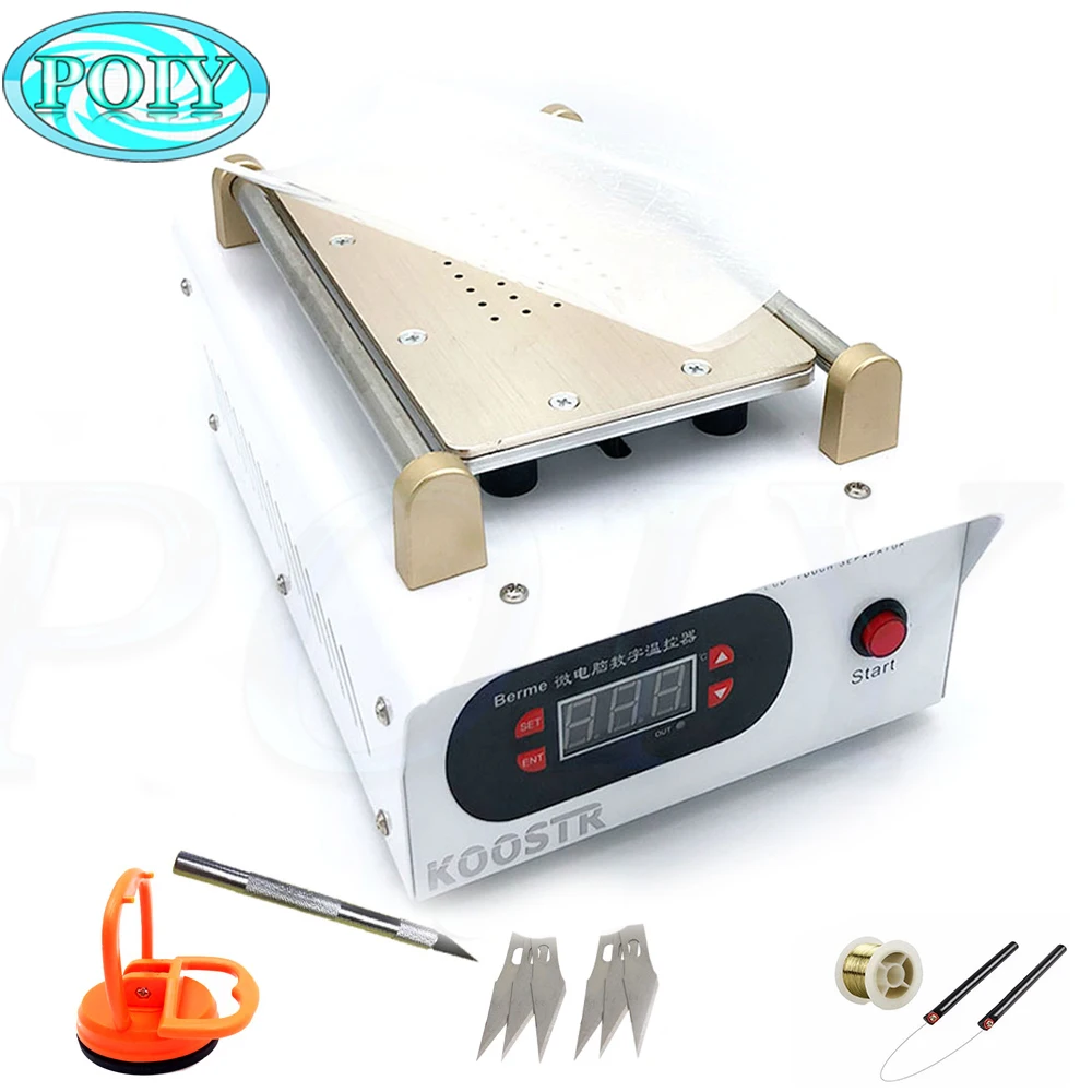 New LCD Separator Machine Built-in Vacuum Pump to Repair Glass Touch Screen Digitizer for iPhone Samsung screen lcd Refurbish
New LCD Separator Machine Built-in Vacuum Pump to Repair Glass Touch Screen Digitizer for iPhone Samsung screen lcd Refurbish