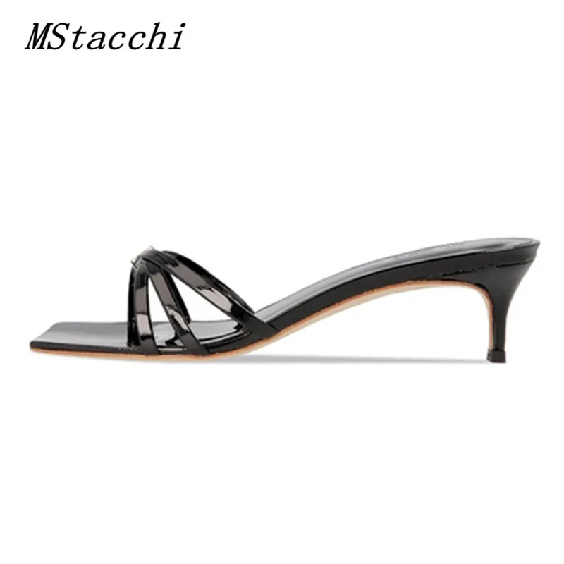 MStacchi Genuine Leather Slippers Women Flip-flops 2020 New Summer Slingback Open-toe Cat-heel Sandals Beach Shoes White Shoes MStacchi Genuine Leather Slippers Women Flip-flops 2020 New Summer Slingback Open-toe Cat-heel Sandals Beach Shoes White Shoes