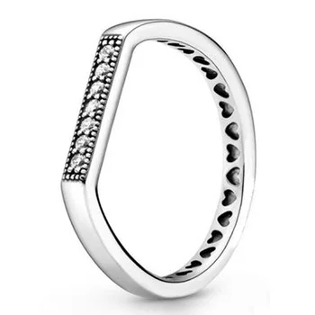 Original Signature Sparkling Bar Stacking Ring With Crystal For Women 925 Sterling Silver Ring Wedding Gift DIY Europe Jewelry
Original Signature Sparkling Bar Stacking Ring With Crystal For Women 925 Sterling Silver Ring Wedding Gift DIY Europe Jewelry