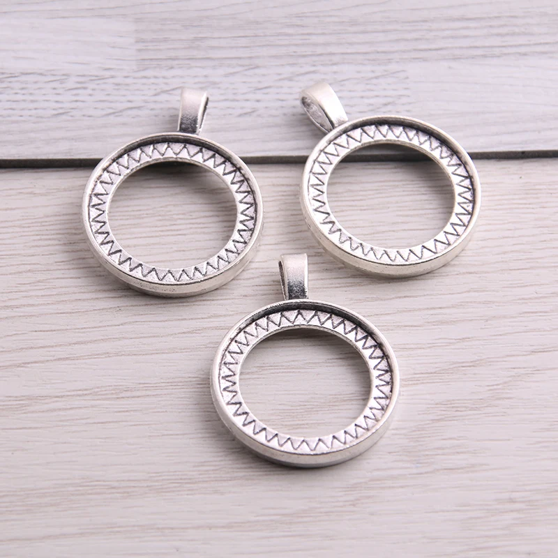 SWEET BELL 16pcs 25mm Inner Size Two Color Metal Alloy Simple Round Cabochon Pendant Setting Jewelry Findings
SWEET BELL 16pcs 25mm Inner Size Two Color Metal Alloy Simple Round Cabochon Pendant Setting Jewelry Findings
