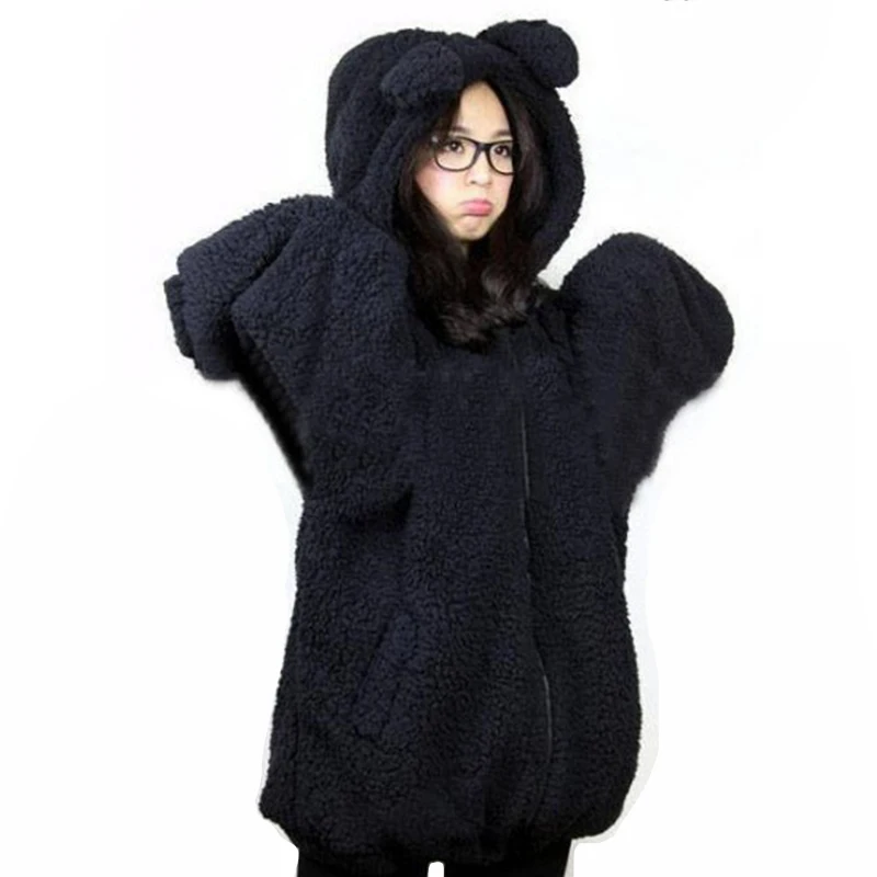 2020 Korean Version of The Bear Bunny With Ears And Tail Cartoon Plush Jacket Long Sleeves FreshSweet Style Hooded Pullover
2020 Korean Version of The Bear Bunny With Ears And Tail Cartoon Plush Jacket Long Sleeves FreshSweet Style Hooded Pullover