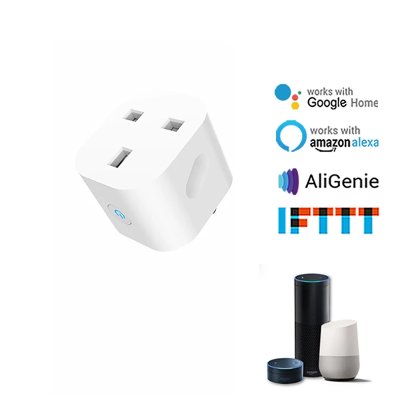 13A WiFi Smart Plug Socket With Power Energy Monitor UK Standard Multi Plug Tuya APP Control Works With Alexa Google Assistant
13A WiFi Smart Plug Socket With Power Energy Monitor UK Standard Multi Plug Tuya APP Control Works With Alexa Google Assistant