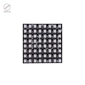JERCIO 8X8 Pixel Led Module Panel WS2812B SK6812 RGB DC5v SK6812 IC Chip Digital LED Programmed Individually Addressable
JERCIO 8X8 Pixel Led Module Panel WS2812B SK6812 RGB DC5v SK6812 IC Chip Digital LED Programmed Individually Addressable