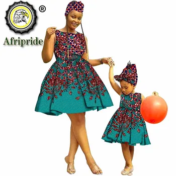 2020 African Dresses+Headwarp for Women Dashiki Dress for Girl Ankara Fabric Mother and Daughter Clothing Print AFRIPRIDES19F001 
2020 African Dresses+Headwarp for Women Dashiki Dress for Girl Ankara Fabric Mother and Daughter Clothing Print AFRIPRIDES19F001