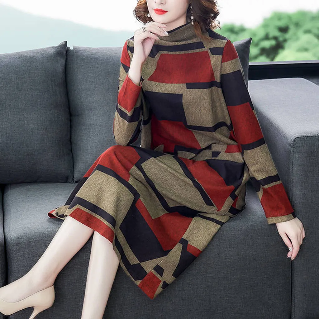 2019 Plus Size Winter Fleece Pullover Sweatshirt Dress Autumn Women Casual Print Turtleneck Long Sleeve Loose Vestidos#P30
2019 Plus Size Winter Fleece Pullover Sweatshirt Dress Autumn Women Casual Print Turtleneck Long Sleeve Loose Vestidos#P30