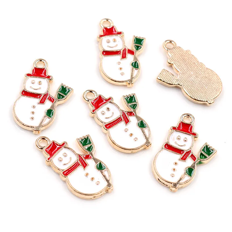 10pcs Enamel Christmas Charm Pendant for DIY Jewelry Making Necklace Bracelet Earring Findings Alloy Craft Jewelry Supplies 10pcs Enamel Christmas Charm Pendant for DIY Jewelry Making Necklace Bracelet Earring Findings Alloy Craft Jewelry Supplies