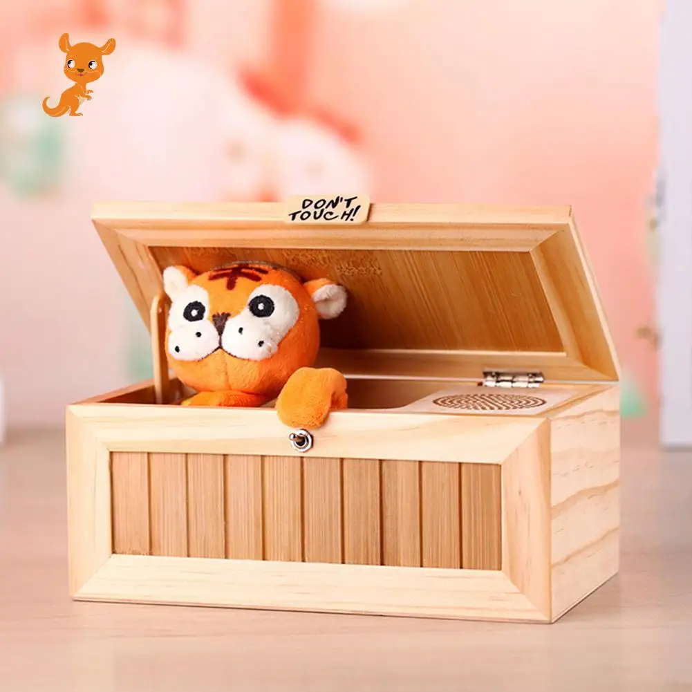 Wooden Useless Box Leave Me Alone Box Most Useless Machine Don't Touch Tiger Toy Gift with Sound Funny Toys prank toy
Wooden Useless Box Leave Me Alone Box Most Useless Machine Don't Touch Tiger Toy Gift with Sound Funny Toys prank toy