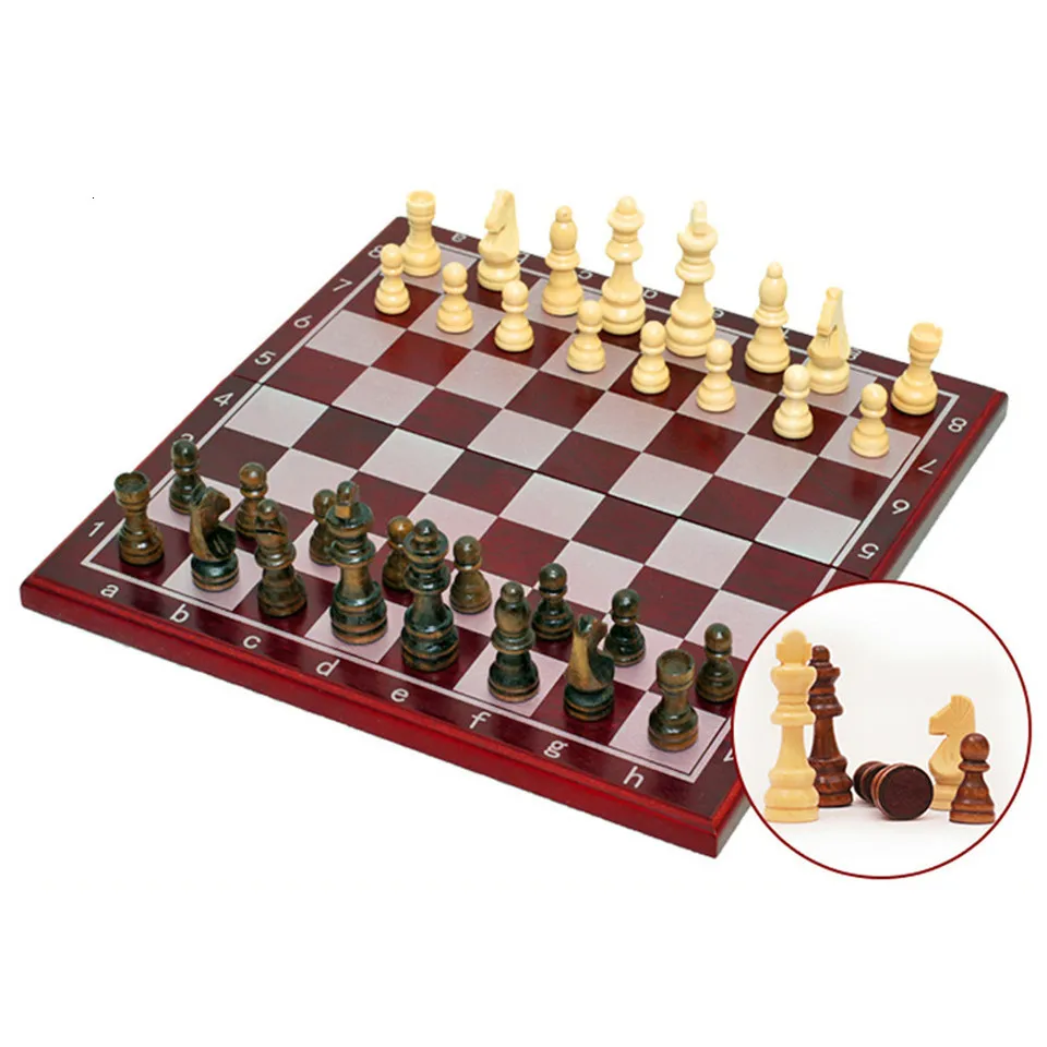 New Wood Chess Set Game Portable Game of International Chess Foldable Chessboard Chess Pieces Chessman King high 7mm Board Games
New Wood Chess Set Game Portable Game of International Chess Foldable Chessboard Chess Pieces Chessman King high 7mm Board Games