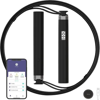 AlphaGym Smart Training Skipping Rope APP Data Record USB Rechargeable Adjustable Wear Resistant Rope Jumping
AlphaGym Smart Training Skipping Rope APP Data Record USB Rechargeable Adjustable Wear Resistant Rope Jumping