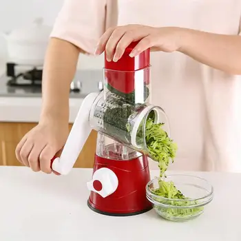 Multi-function Vegetable Shredder Hand-cranked Cheese Cutter Stainless Steel Drums Slicer Vegetable Cutter Chopper Grater Slicer
Multi-function Vegetable Shredder Hand-cranked Cheese Cutter Stainless Steel Drums Slicer Vegetable Cutter Chopper Grater Slicer