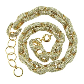 Hip Hop 17mm Twisted And Oval Link Necklace Ice Out Micro Pave Zircon Fashion Punk Chain Bling Bling Charms Jewelry For Men
Hip Hop 17mm Twisted And Oval Link Necklace Ice Out Micro Pave Zircon Fashion Punk Chain Bling Bling Charms Jewelry For Men
