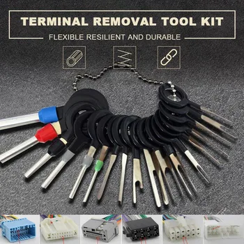 Automotive Plug Wire Terminal Removal Tool Car Electrical Wiring Crimp Connector Key Pin Extractor Kit Accessories CLH@8
Automotive Plug Wire Terminal Removal Tool Car Electrical Wiring Crimp Connector Key Pin Extractor Kit Accessories CLH@8