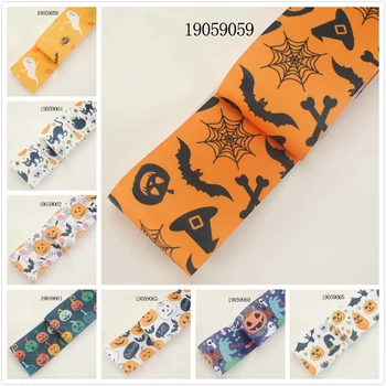 Winsome 50 Yards 16mm-75mm Happy Halloween Colorful Printed Grosgrain ,FOE Ribbon 
Winsome 50 Yards 16mm-75mm Happy Halloween Colorful Printed Grosgrain ,FOE Ribbon
