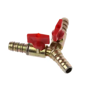 3/8" ID Hose Barb Y Shape 3 Way Shut Off Ball Valve Fitting For Gas Water Oil
3/8" ID Hose Barb Y Shape 3 Way Shut Off Ball Valve Fitting For Gas Water Oil