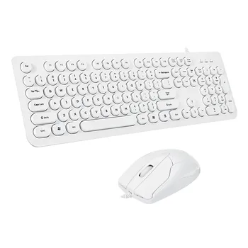 Waterproof 104 Keys Wireless Keyboard Mouse Set Multi System Compatible Wireless Office Suit Punk Mechanical Feeling Keyboard
Waterproof 104 Keys Wireless Keyboard Mouse Set Multi System Compatible Wireless Office Suit Punk Mechanical Feeling Keyboard