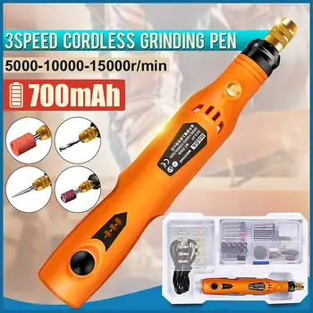 15000rpm 3 Speeds Adjustable USB Electric Drill Engraving Engraver Pen For Jewellery Metal Glass Cordless Rotary Tool Accessorie
15000rpm 3 Speeds Adjustable USB Electric Drill Engraving Engraver Pen For Jewellery Metal Glass Cordless Rotary Tool Accessorie