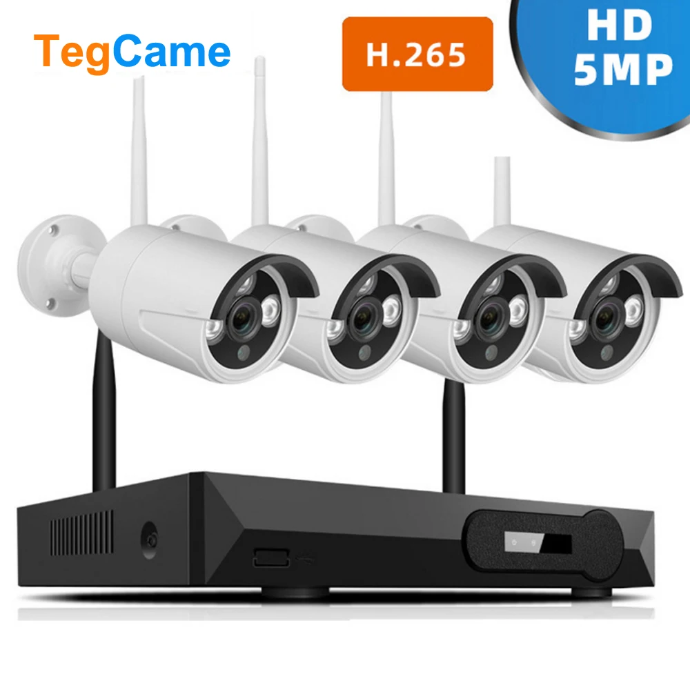 4Ch Full HD 5MP H.265 Security IP Wifi Camera 5.0MP Outdoor Wireless CCTV Camera System Waterproof Surveillance NVR Kit 1TB HDD
4Ch Full HD 5MP H.265 Security IP Wifi Camera 5.0MP Outdoor Wireless CCTV Camera System Waterproof Surveillance NVR Kit 1TB HDD
