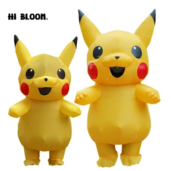 Inflatable Clothes Cosplay Pikachu Cartoon Anime Character Halloween Christmas Party Costume For Kid Adult 
Inflatable Clothes Cosplay Pikachu Cartoon Anime Character Halloween Christmas Party Costume For Kid Adult