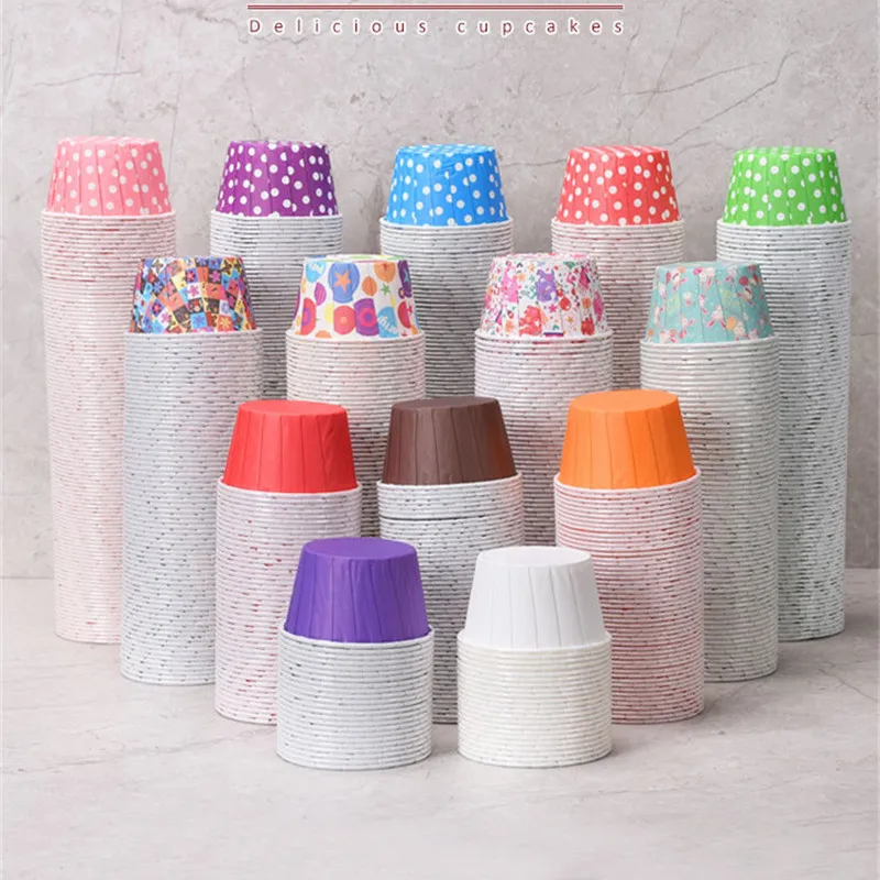 100Pcs Small 30ml Cups Paper Cupcake Wrappers Baking Cases Muffin Boxes DIY Cake Tools New Year Party Decoration
100Pcs Small 30ml Cups Paper Cupcake Wrappers Baking Cases Muffin Boxes DIY Cake Tools New Year Party Decoration