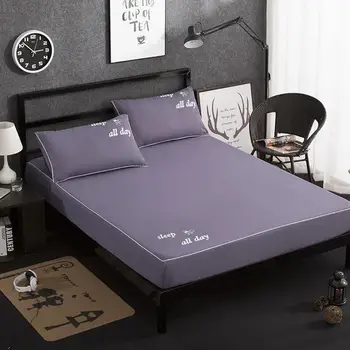 49 Solid Bed Sheet Fitted Sheet With Elastic Band Plain Bedding King Queen Size Bed Mattress Cover Bedsheet General size 
49 Solid Bed Sheet Fitted Sheet With Elastic Band Plain Bedding King Queen Size Bed Mattress Cover Bedsheet General size