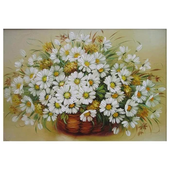 Basket White Chrysanthemum DIY Digital Oil Painting Flower Landscape Handmade Oil Color Decorative Painting with Frame 
Basket White Chrysanthemum DIY Digital Oil Painting Flower Landscape Handmade Oil Color Decorative Painting with Frame