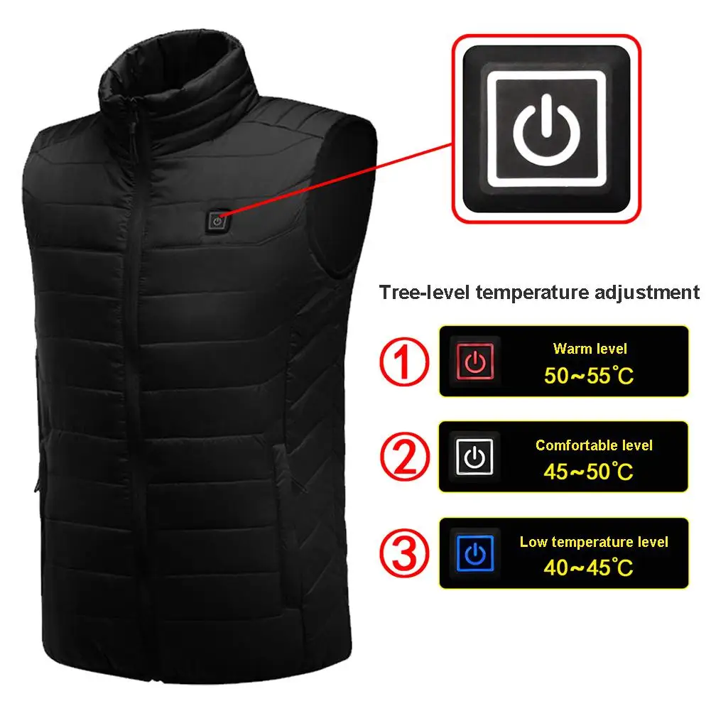 Rechargeable Heating Clothes Electric Vest Battery Heating Vest Men Women Neutral Electric Washable Heating Vest
Rechargeable Heating Clothes Electric Vest Battery Heating Vest Men Women Neutral Electric Washable Heating Vest