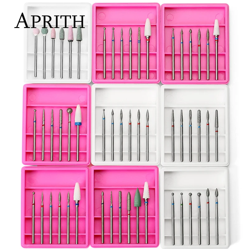 6pcs/lot Ceramic Diamond Nail Drill Bit Set Milling Cutter for Manicure Electric Machine Accessories Burr Pedicure Art Tools
6pcs/lot Ceramic Diamond Nail Drill Bit Set Milling Cutter for Manicure Electric Machine Accessories Burr Pedicure Art Tools