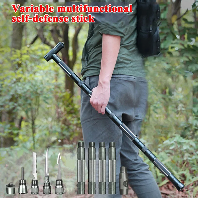 1pcs Aluminum Alloy Tactical Stick Sports Hiking Trekking Pole Outdoor Defensive Tactical Cane Camping Emergen Safety Hnad Tools
1pcs Aluminum Alloy Tactical Stick Sports Hiking Trekking Pole Outdoor Defensive Tactical Cane Camping Emergen Safety Hnad Tools