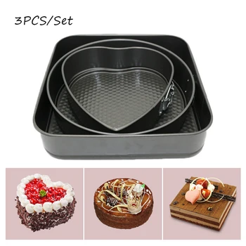 3Pcs/set Bakeware Cake Molds Baking Tool Pans Kitchen Round baking dish Heavy Carbon Non-stick Slipknot Removable Base Tray
3Pcs/set Bakeware Cake Molds Baking Tool Pans Kitchen Round baking dish Heavy Carbon Non-stick Slipknot Removable Base Tray