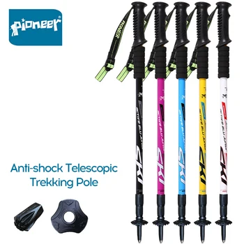 1pcs 3-section Aluminum Anti Shock Walking Stick Hiking Walking Trekking Pole Extending Adjustable Telescopic Walking Canes 
1pcs 3-section Aluminum Anti Shock Walking Stick Hiking Walking Trekking Pole Extending Adjustable Telescopic Walking Canes