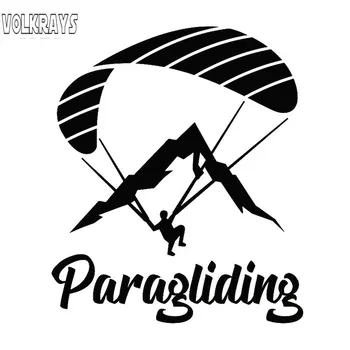 Volkrays Creative Car Sticker Paraglider Paragliding Extreme Sport Motorcycle Reflective Vinyl Decal Black/Silver,16cm*13cm
Volkrays Creative Car Sticker Paraglider Paragliding Extreme Sport Motorcycle Reflective Vinyl Decal Black/Silver,16cm*13cm