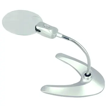 2X 6X LED Bench Magnifier with 2 LED Lamps Desktop Magnifying Glass METAL HOSE MAGNIFIER Loupe SR017A
2X 6X LED Bench Magnifier with 2 LED Lamps Desktop Magnifying Glass METAL HOSE MAGNIFIER Loupe SR017A