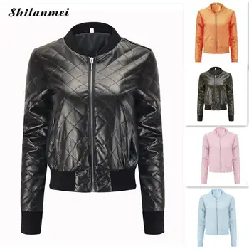 Autumn Winter Jacket Women Zipper Bomber Jacket Coat Female 2019 O Neck Solid Basic Women Baseball Jacket Streetwear Outwear
Autumn Winter Jacket Women Zipper Bomber Jacket Coat Female 2019 O Neck Solid Basic Women Baseball Jacket Streetwear Outwear