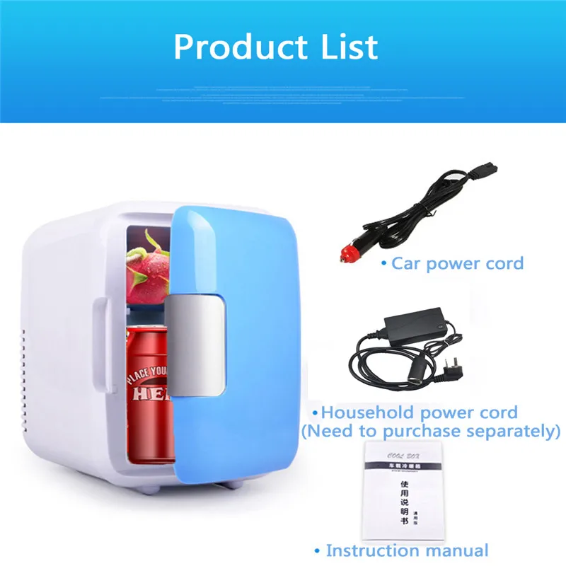 Camping 4L Mini Fridge 2 In 1 Less Noise Car Refrigerator Portable Geladeira Freezer Cooling Heating Box Fridge Fishing
Camping 4L Mini Fridge 2 In 1 Less Noise Car Refrigerator Portable Geladeira Freezer Cooling Heating Box Fridge Fishing