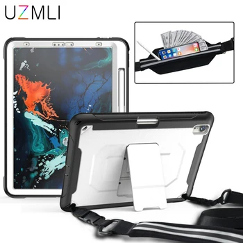 Rugged Dual-Layer Hybrid Case For iPad Pro 11 2018 With Pencil Holder Shockproof Stand Shoulder Strap Armor Tablet Cover +Gifts
Rugged Dual-Layer Hybrid Case For iPad Pro 11 2018 With Pencil Holder Shockproof Stand Shoulder Strap Armor Tablet Cover +Gifts